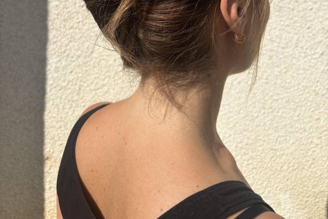 Chignon banane revisité