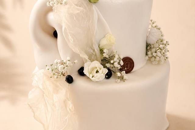 Cake design blanc
