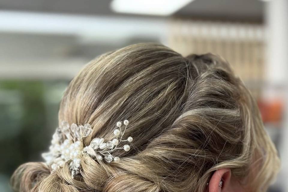 Chignon structuré