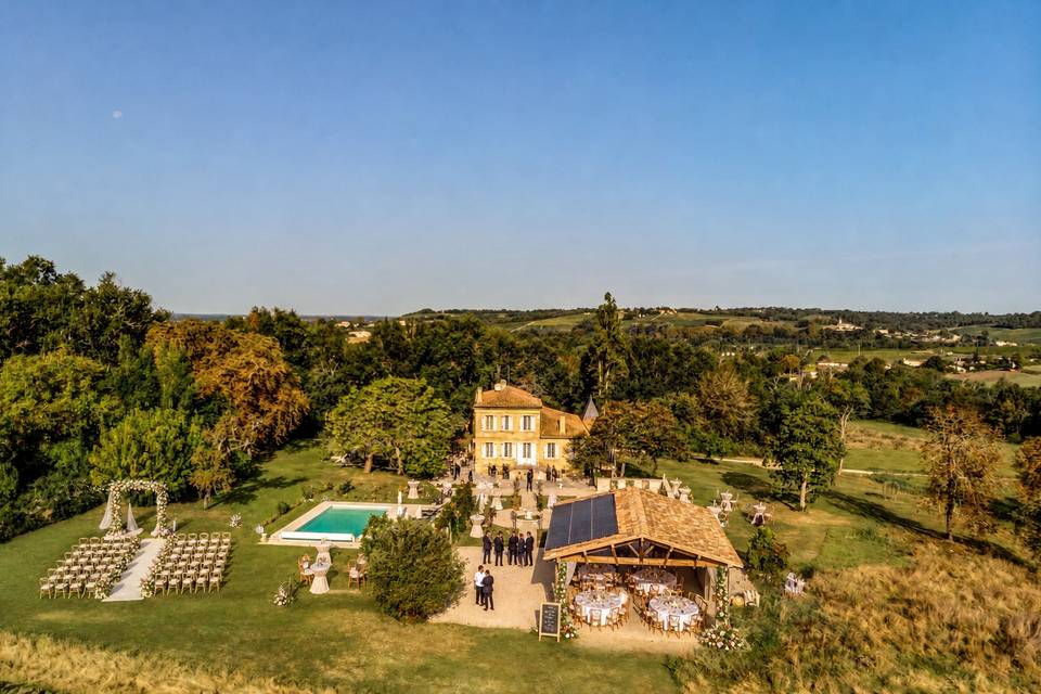 Domaine vue d'en haut