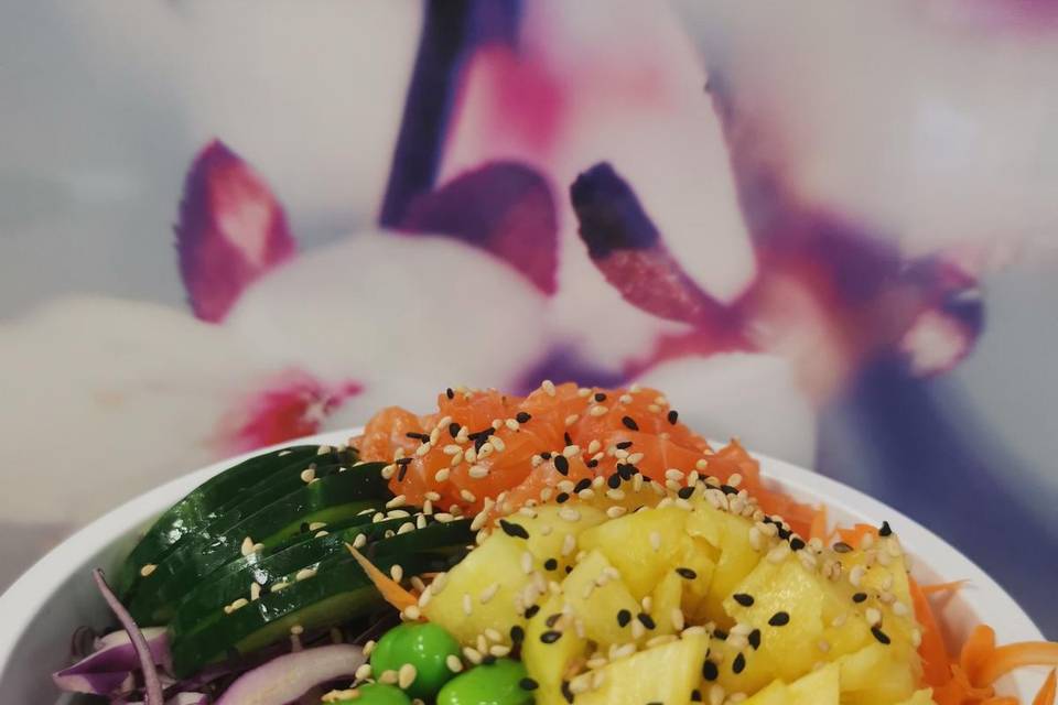 Poké bowl Saumon