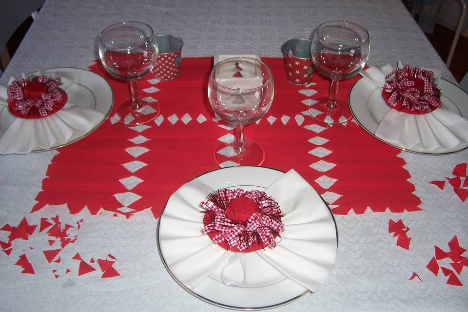 Décoration serviettes de table