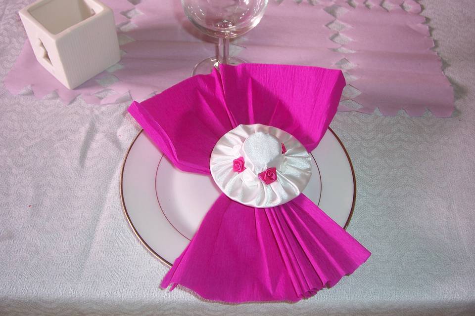 Décoration serviettes de table