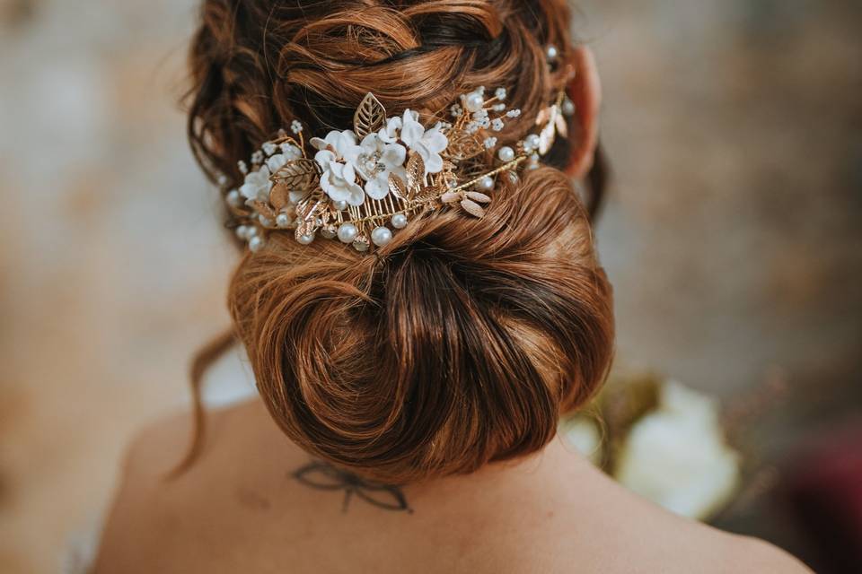 Coiffure mariée bohême chic