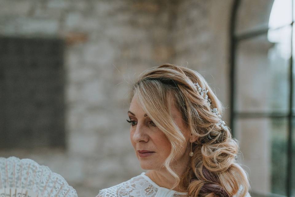 Coiffure mariée romantique