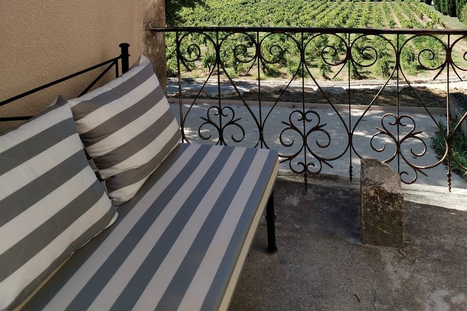 Terrasse du pigeonnier - vue