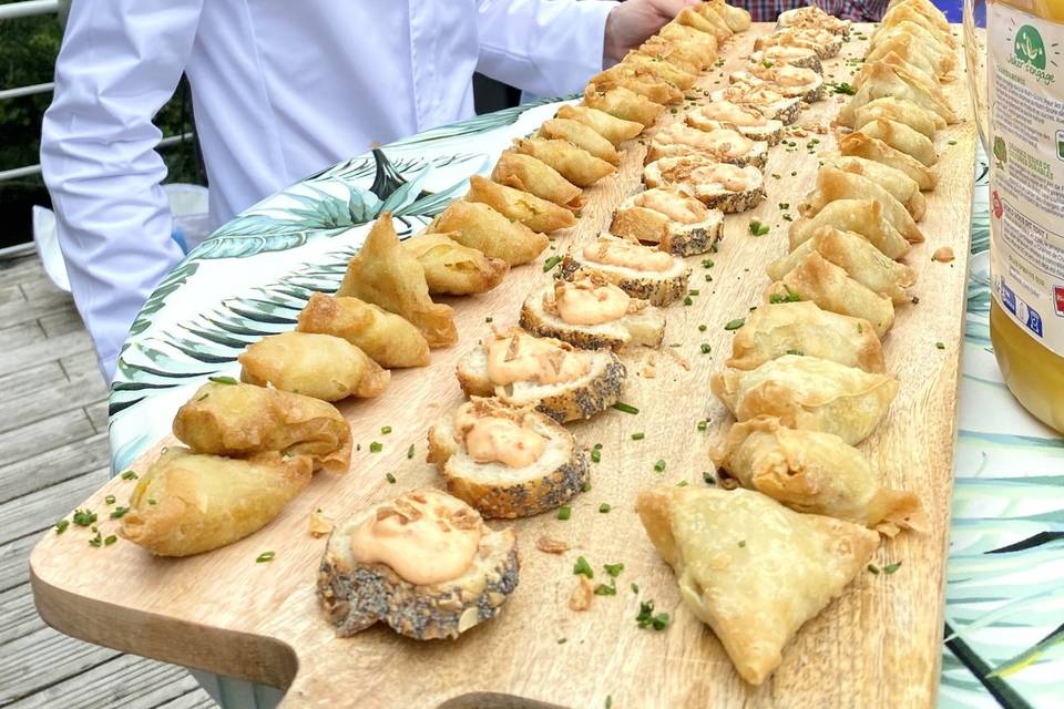Planche de mignardises salées