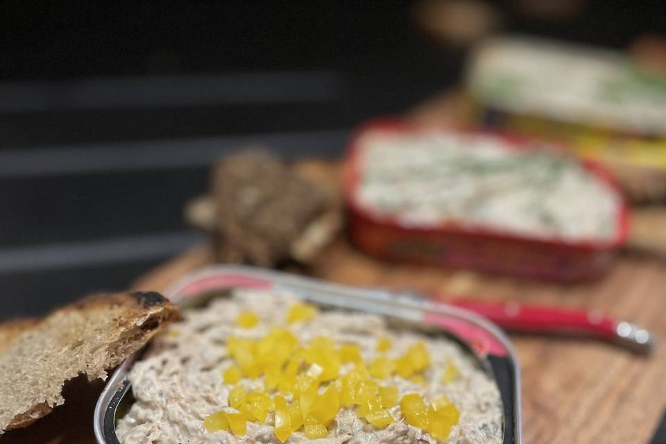 Rillettes de sardine au citron
