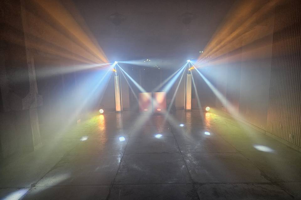 La scénographie avant la fête