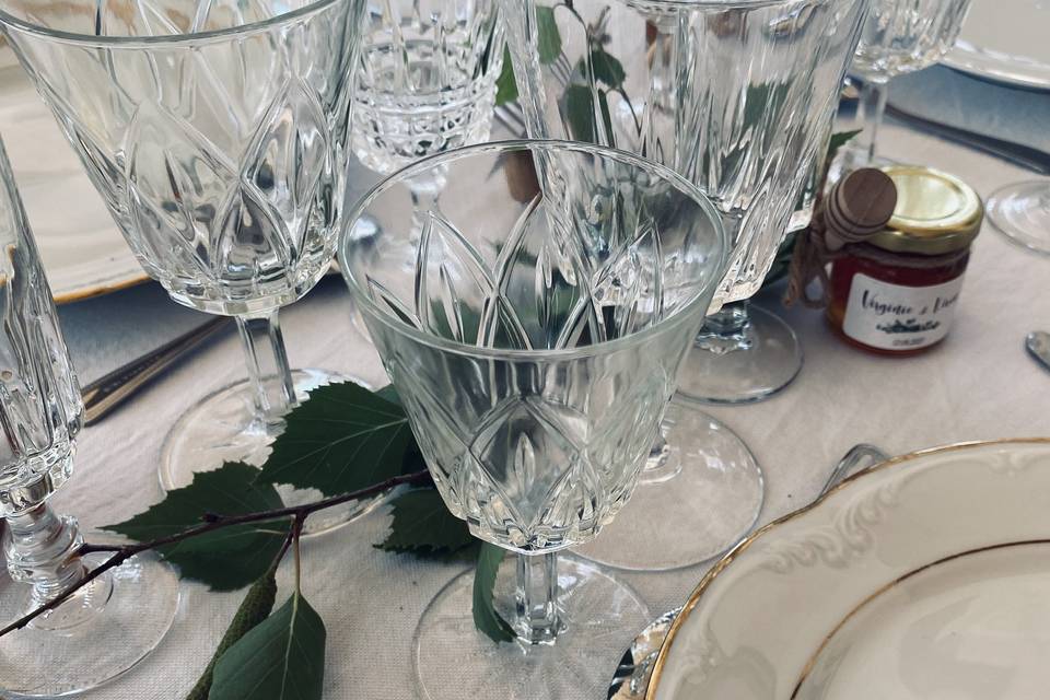 Gamme verres ciselés