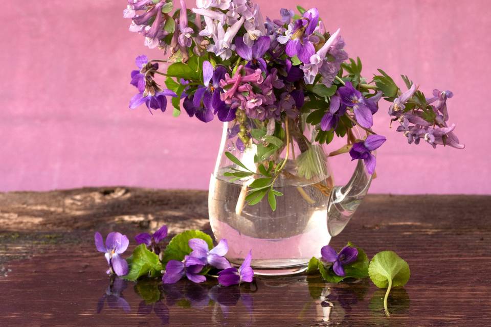 Vase fleurs du jardin