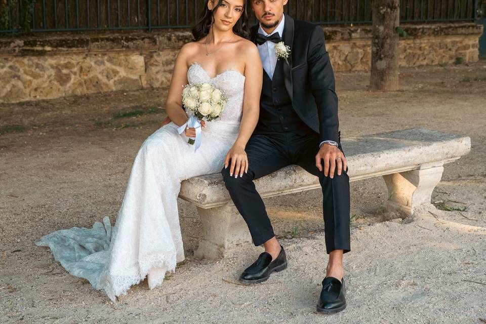Portrait romantique jour J