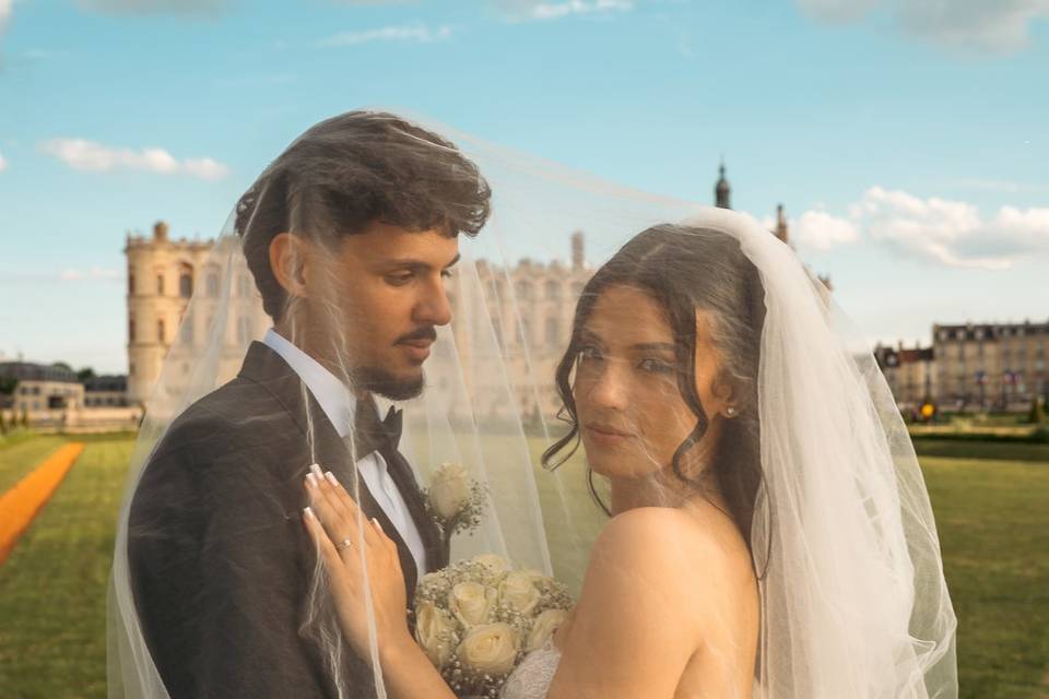 Portrait romantique jour J