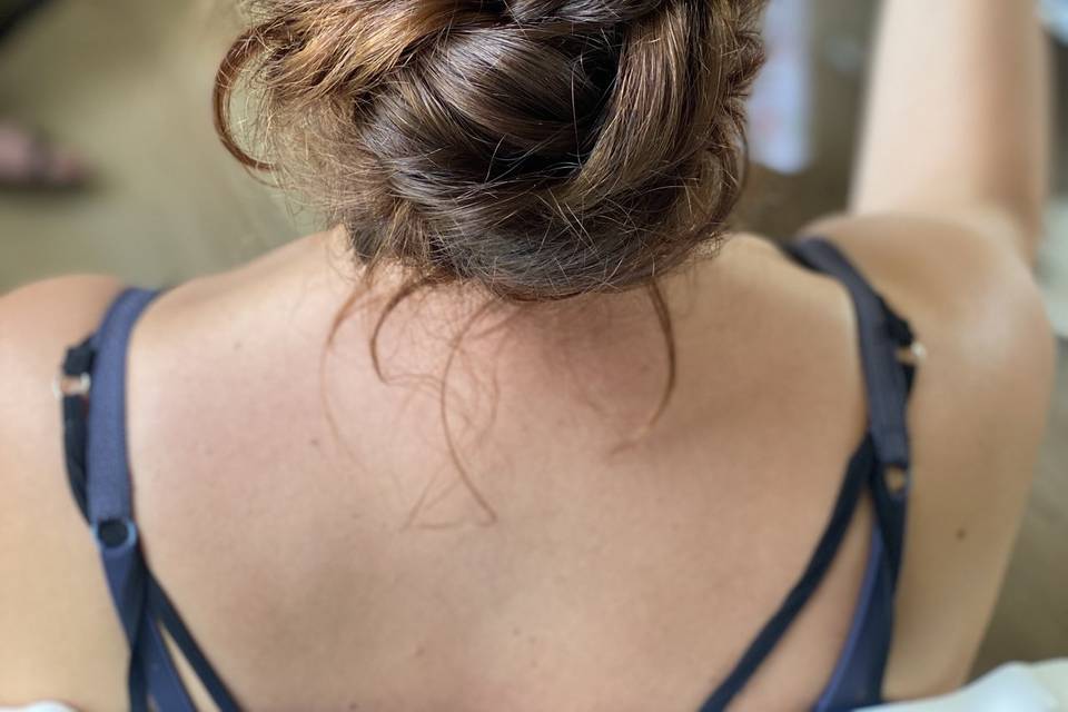 Coiffure demoiselle d'honneur