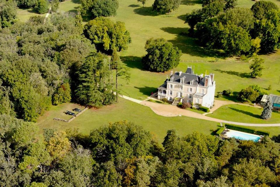 Chateau from air