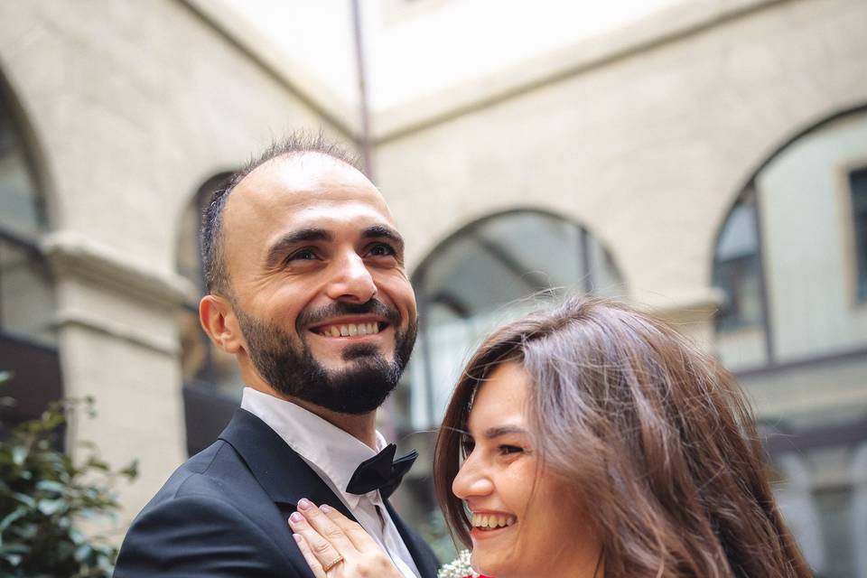 Séance couple après mariage