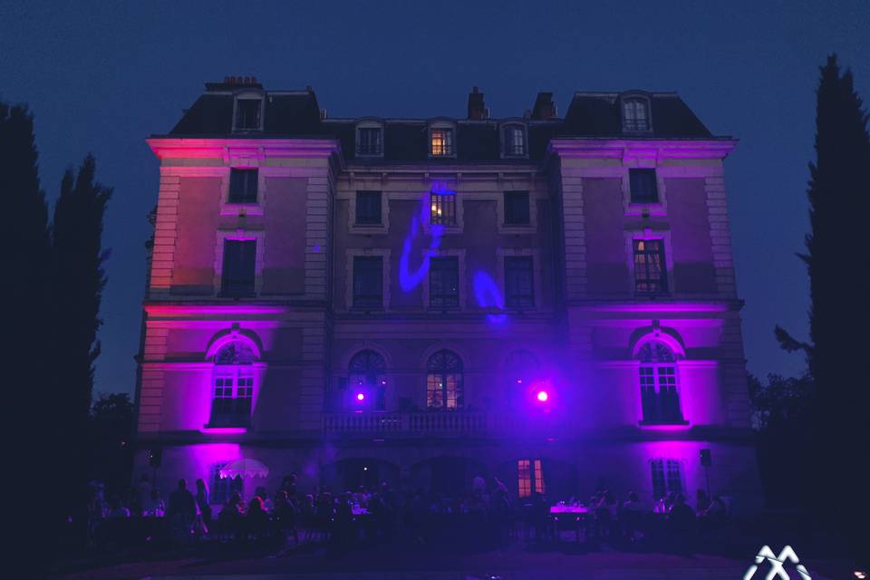 Mariage Extérieur by night