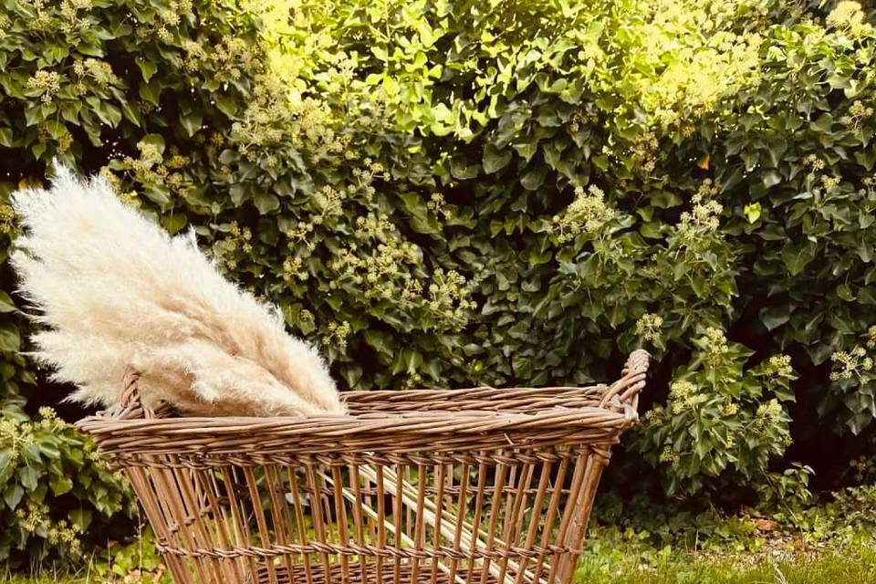 Panier, caisse en bois