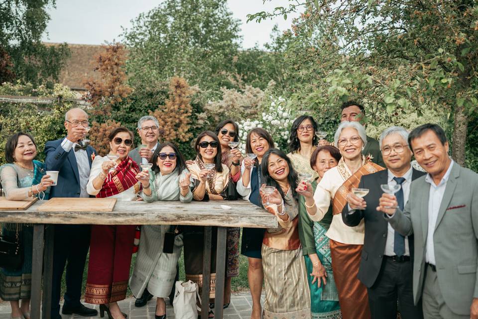 Un tchin aux mariés ?