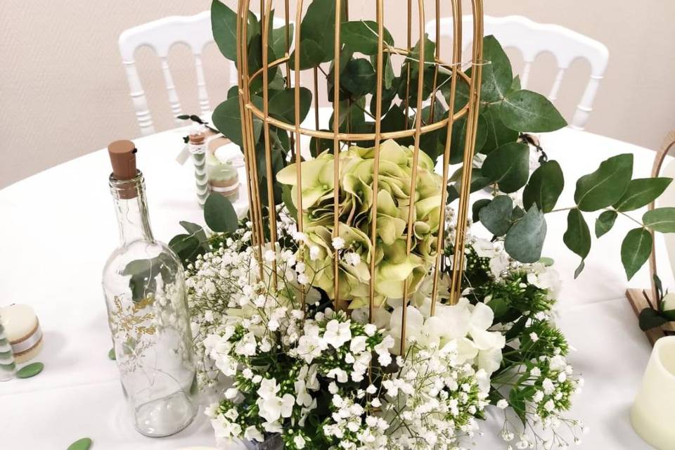Artnuptial Cage kiosque fleuri