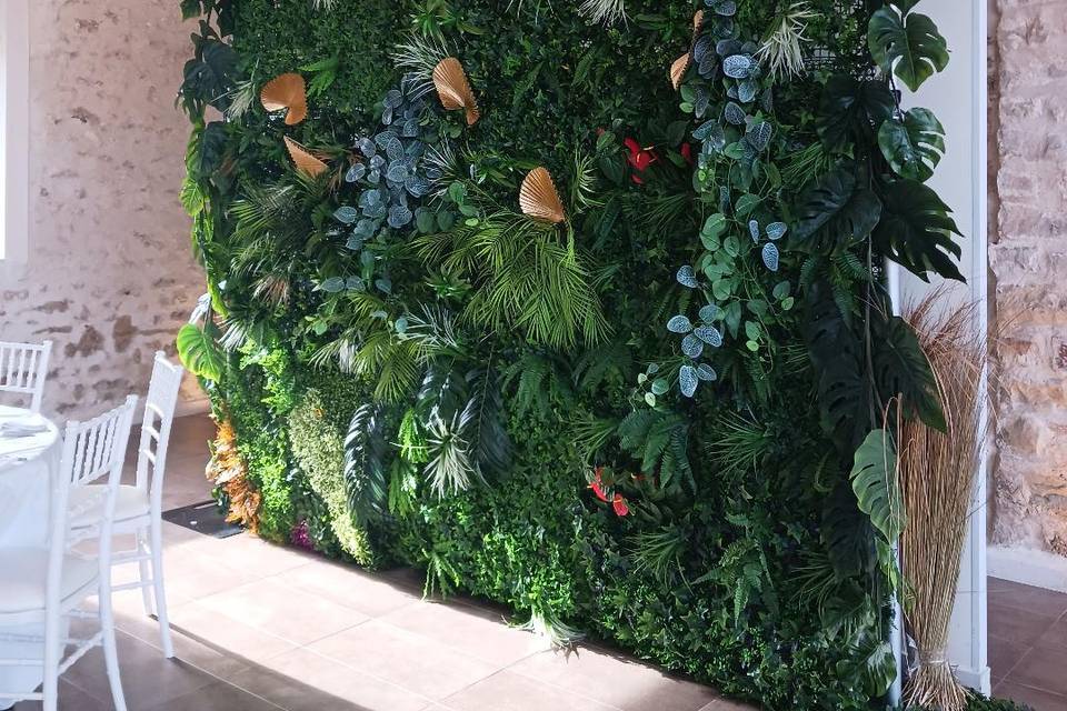 Artnuptial mur végétal jungle