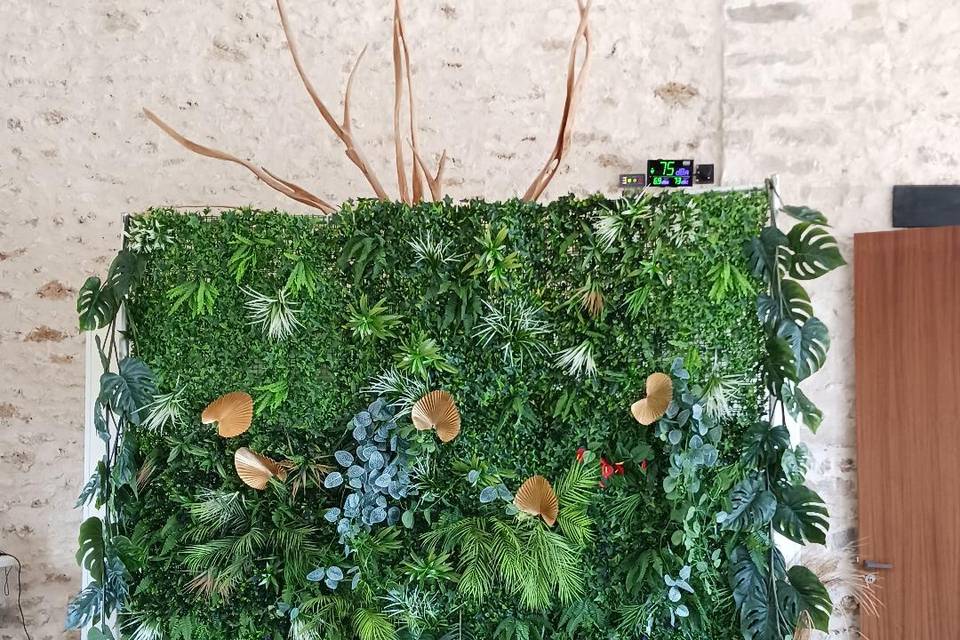 Artnuptial mur végétal jungle