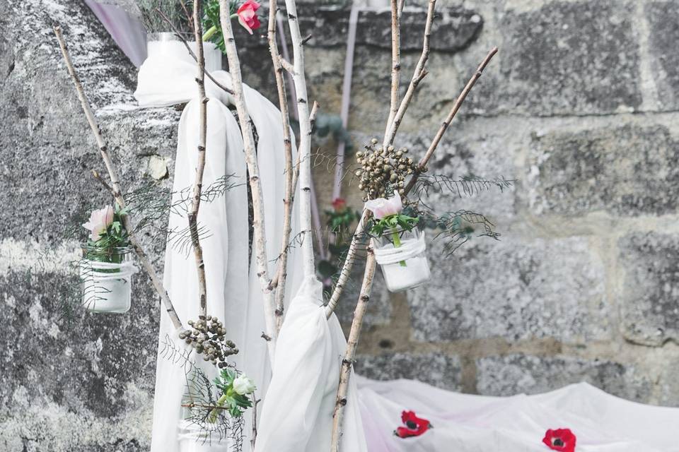 Deco et Fleur de Voiture de Mariage : La Décoration d'Elisabeth Delsol !