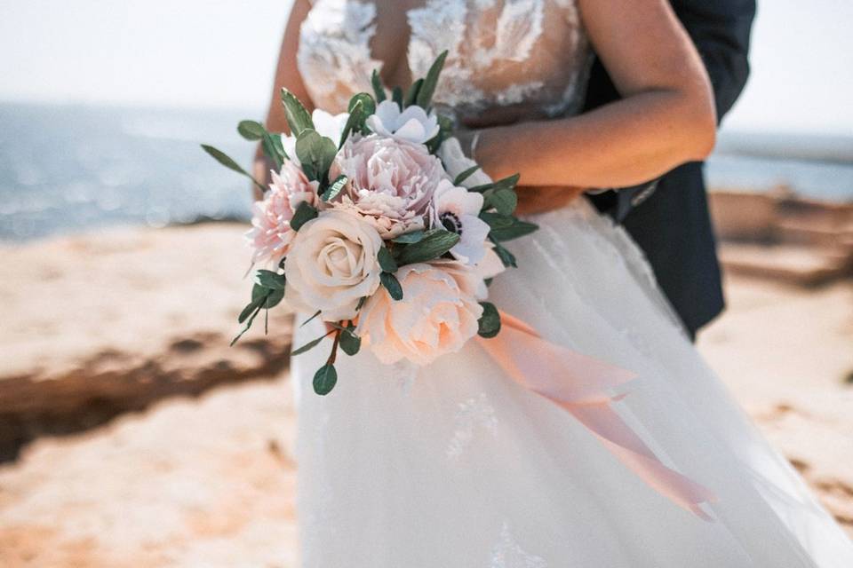 Bouquet de fleurs en papier