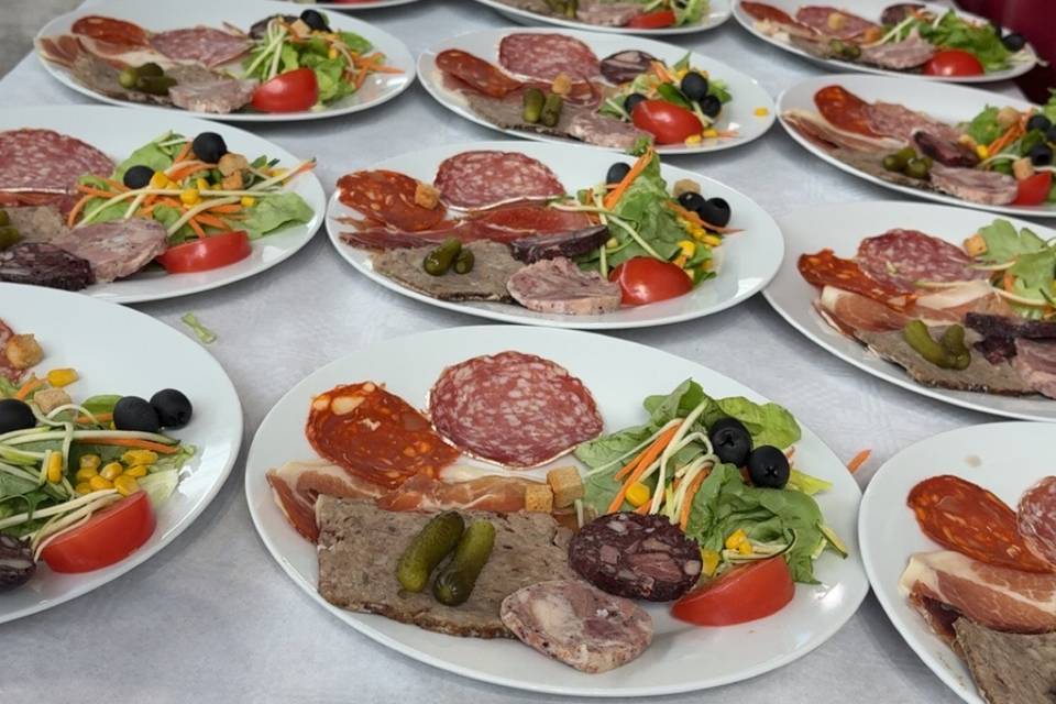 Assiette de charcuterie
