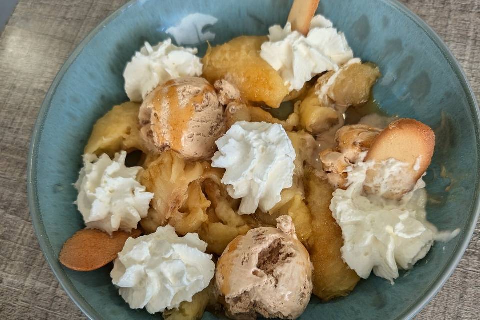 Pomme au four déstructuré