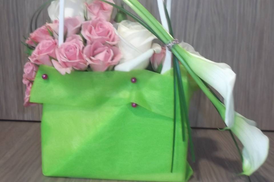 Bouquet mariée sac