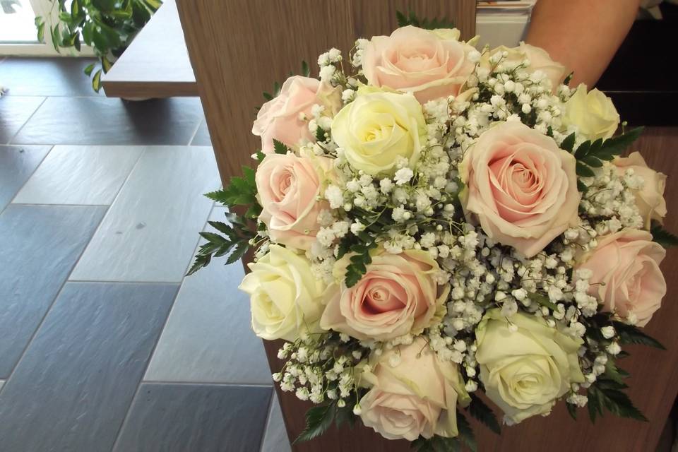 Bouquet de mariée romantique