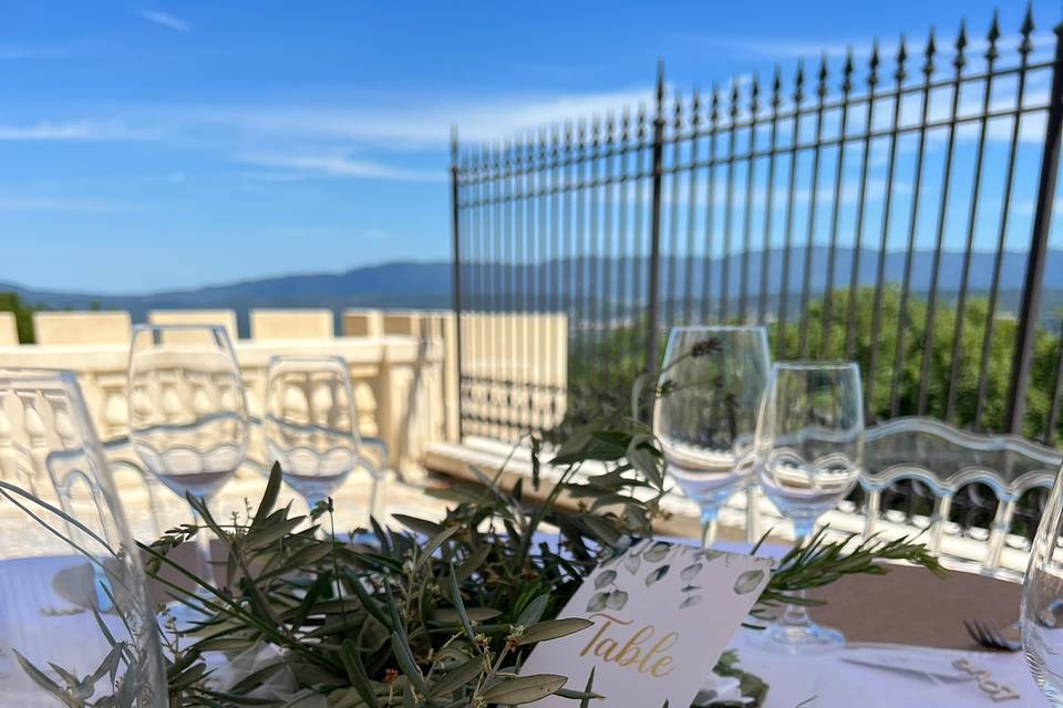 Décoration table Domaine