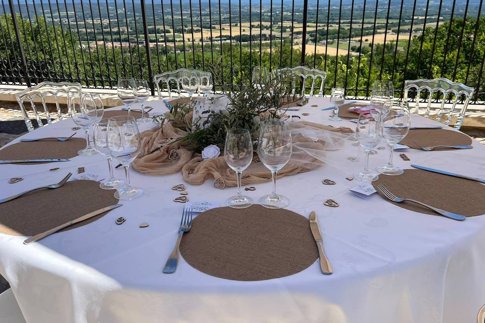 Décoration table Domaine