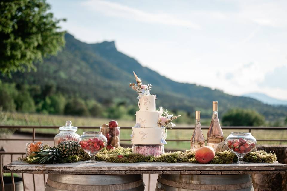 Wedding cake à Engardin