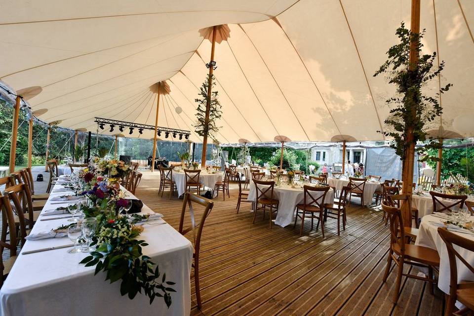 Mariage sous tente