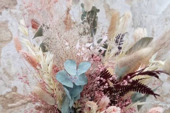 Bouquet de fleurs séchées