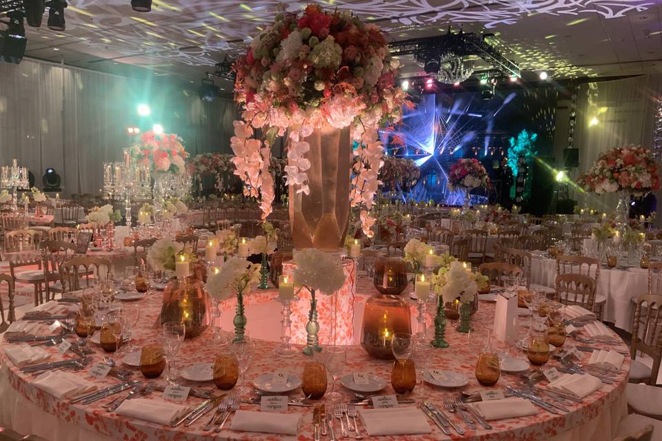 Décoration tables d’invités