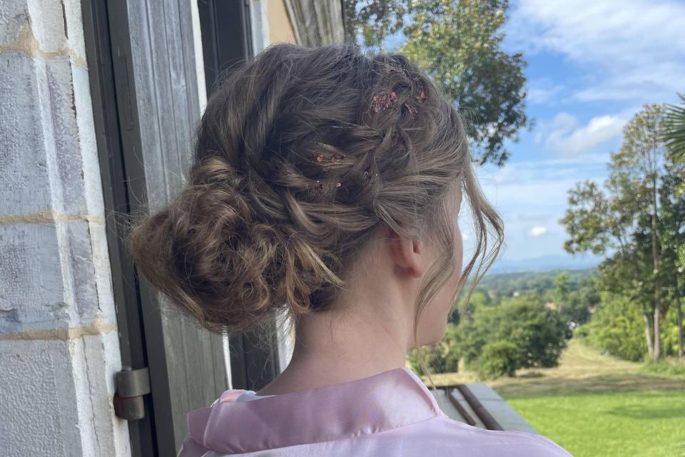 Chignon invitée