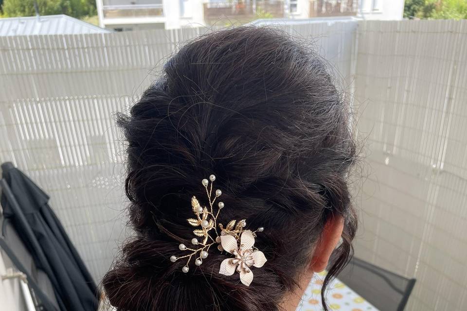 Chignon mère de la mariée