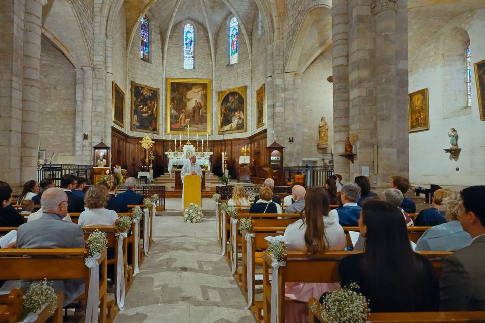 Cérémonie à l'église