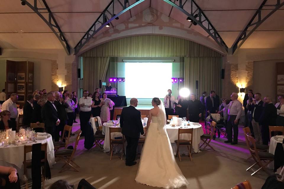 Mariage dans la salle Louise