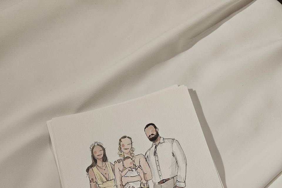 Dessin Famille Mariage