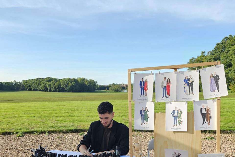 Prestation Illustration Live