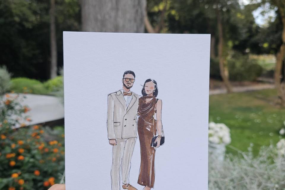 Portrait invités couple