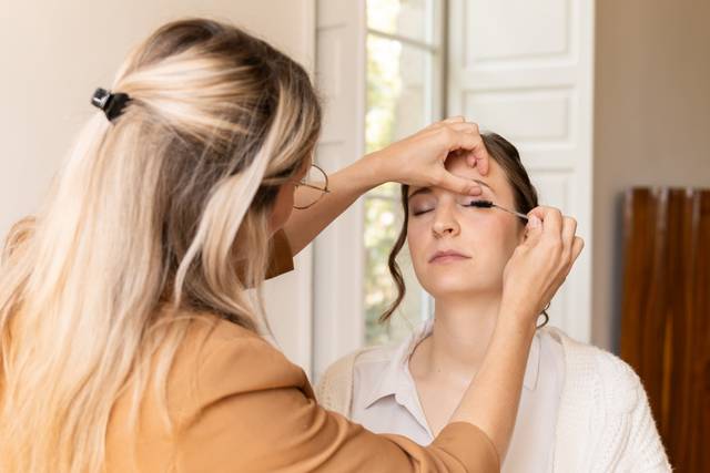 Maquillage de la marié