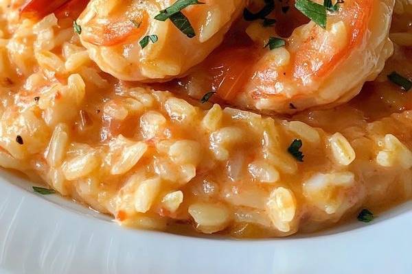 Risotto gambas rouge & citron