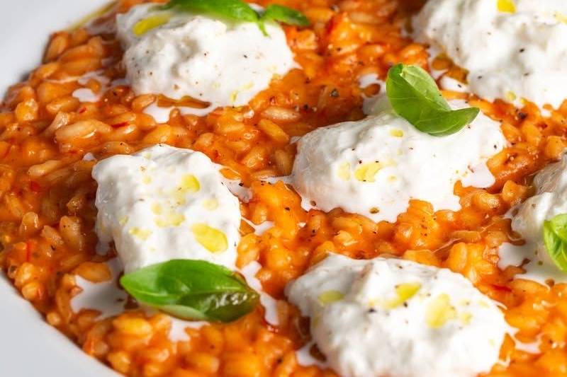 Risotto & stracciatella