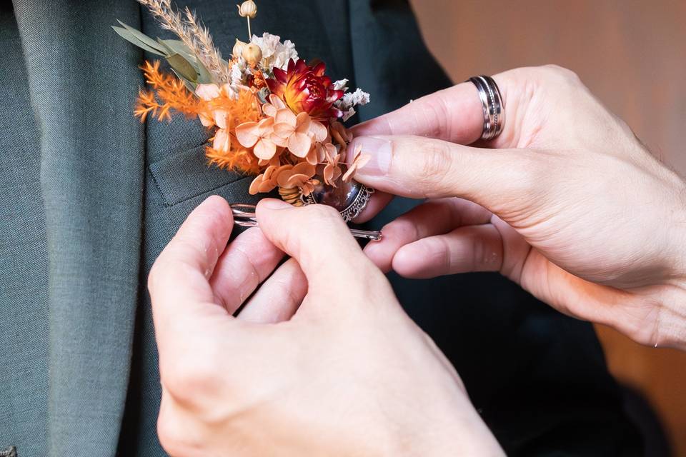 Préparatifs du mariée
