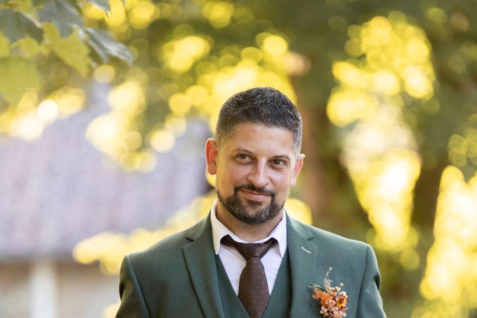 Portrait du marié